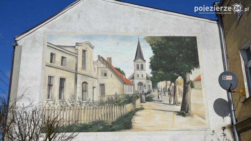 Barcin przyozdobiły piękne i kolorowe murale