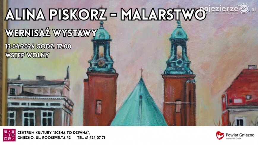 Wernisaż wystawy Aliny Piskorz w Centrum Kultury eSTeDe