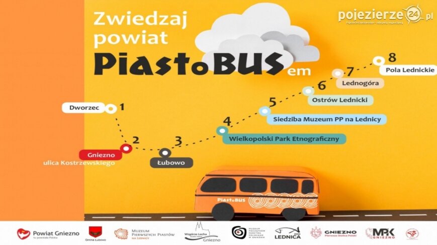 „Piastobus” łączy Gniezno z Ostrowem Lednickim i Polami Lednickimi!