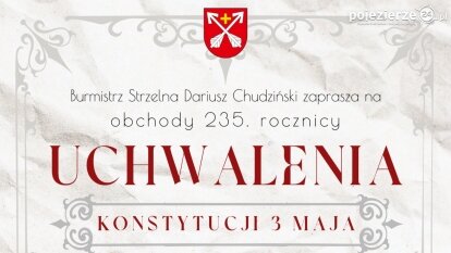 W Strzelnie będą świętować rocznicę uchwalenia Konstytucji 3 Maja