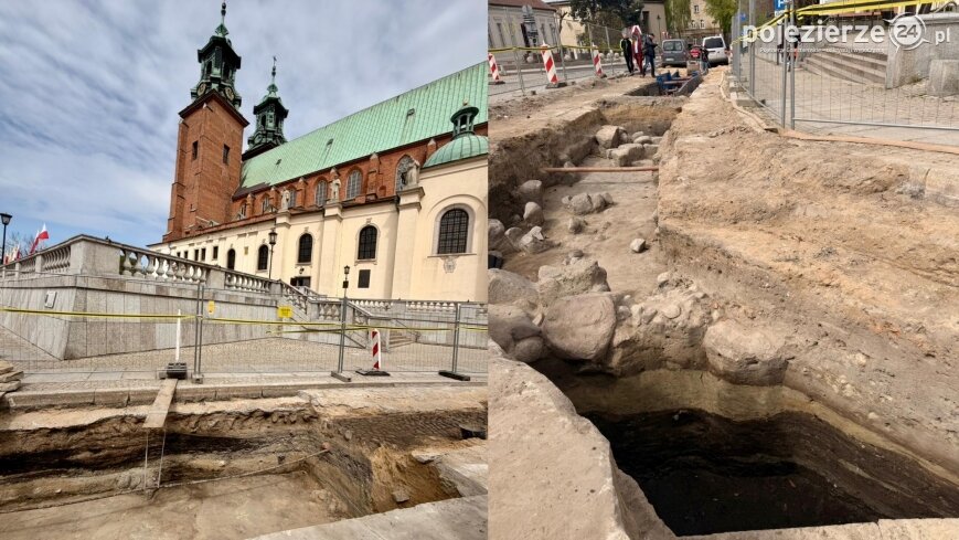 15 tysięcy zabytków i relikty grodu. Wyjątkowe odkrycia w centrum Gniezna