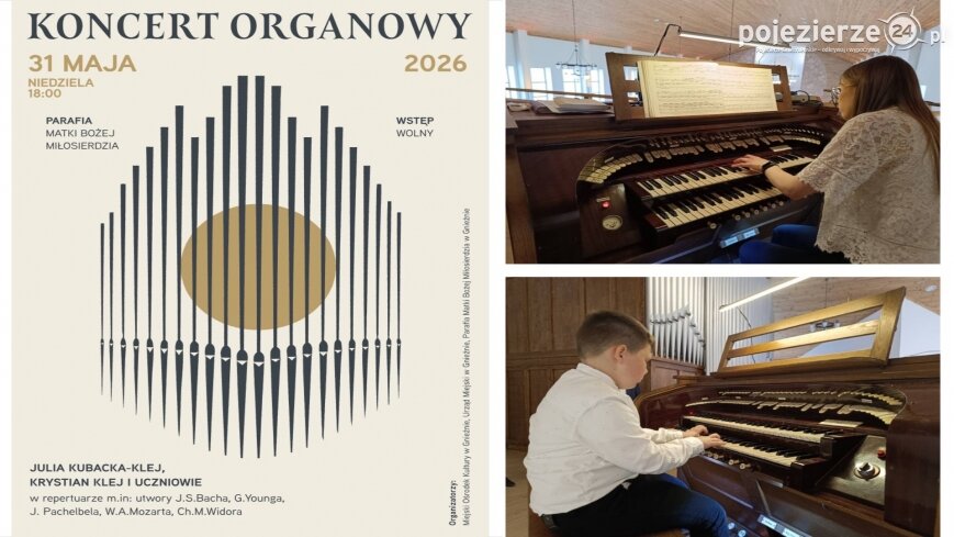 Bach, Chopin, Mozart… Koncert organowy w kościele na Pustachowie