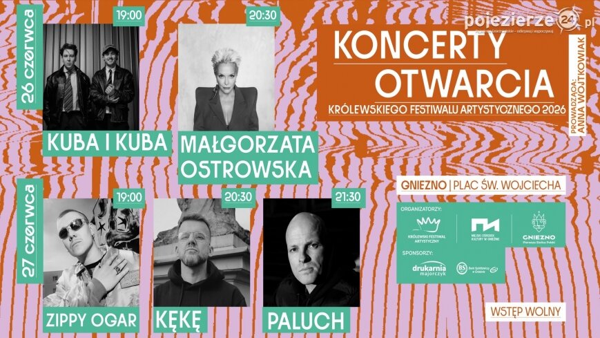 Królewskie Lato rozpoczyna się w Gnieźnie. Przed nami Koncerty Otwarcia i dwa miesiące pełne kultury