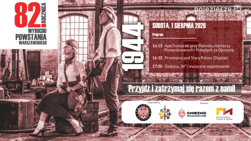 Gnieźnianie upamiętnią Powstańców Warszawskich