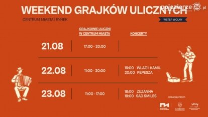 Weekend Grajków Ulicznych w Gnieźnie