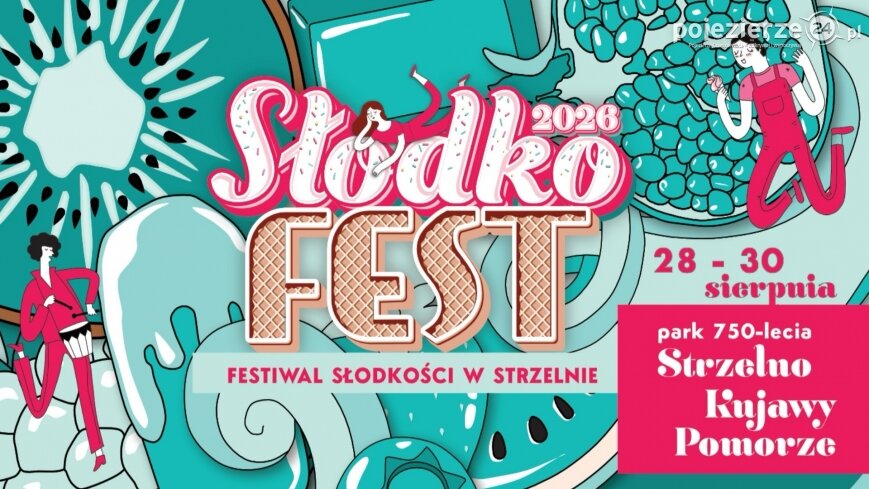 SłodkoFest 2026 – najsłodsze zakończenie wakacji już wkrótce w Strzelnie!