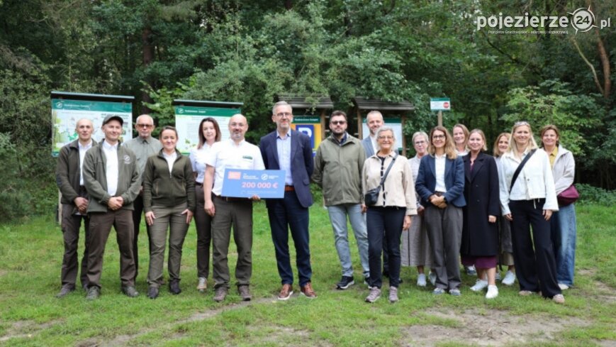 Ponad 865 tys. zł dla Nadleśnictwa Gołąbki na projekt „Dolina Rzeki Gąsawki”