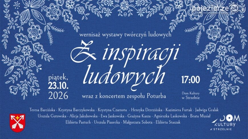 „Z inspiracji ludowych” – wystawa twórczyń ludowych w Strzelnie