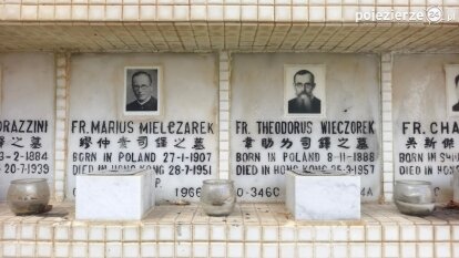 Przy grobie ojca Teodora Wieczorka w Hongkongu