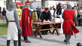 W Rogoźnie odsłonięto pomnik króla Przemysła II - zdjęcie 41