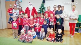 Św. Mikołaj odwiedził przedszkola i żłobek w gminie Gniezno - zdjęcie 25