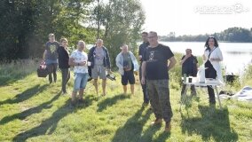 Lokomobila spoczywa na dnie jeziora Kłeckiego... - zdjęcie 44