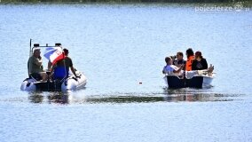 Lokomobila spoczywa na dnie jeziora Kłeckiego... - zdjęcie 36