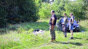 Lokomobila spoczywa na dnie jeziora Kłeckiego... - zdjęcie 34