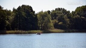 Lokomobila spoczywa na dnie jeziora Kłeckiego... - zdjęcie 32