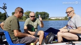 Lokomobila spoczywa na dnie jeziora Kłeckiego... - zdjęcie 27