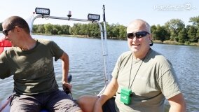 Lokomobila spoczywa na dnie jeziora Kłeckiego... - zdjęcie 25