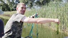 Lokomobila spoczywa na dnie jeziora Kłeckiego... - zdjęcie 23