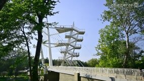 Kładka pieszo-rowerowa w Owińskach w jesiennym słońcu! - zdjęcie 12