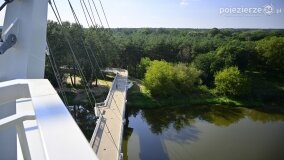 Kładka pieszo-rowerowa w Owińskach w jesiennym słońcu! - zdjęcie 9