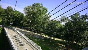 Kładka pieszo-rowerowa w Owińskach w jesiennym słońcu! - zdjęcie 5