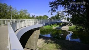 Kładka pieszo-rowerowa w Owińskach w jesiennym słońcu! - zdjęcie 4