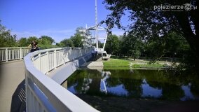 Kładka pieszo-rowerowa w Owińskach w jesiennym słońcu! - zdjęcie 3