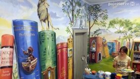 Fantastyczny mural! „Zaczarowana Kraina Książek” w bibliotece w Zdziechowie! - zdjęcie 10