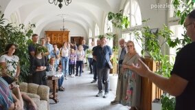 Z Karolem Soberskim poznawali dzieje pałacu Czerniejewo - zdjęcie 10