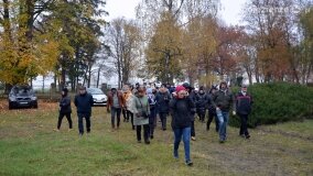 Powędrowali śladami Paruszewskich i Wendorffów, czyli do Dziadkowa i Mielna - zdjęcie 29