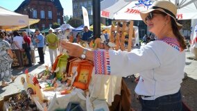 Sztuka ludowa po raz 49 rozgościła się pod żnińską Basztą - zdjęcie 15