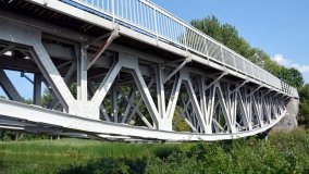 100-letni most kratownicowy w Kłecku