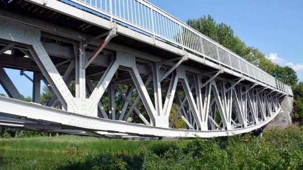 100-letni most kratownicowy w Kłecku