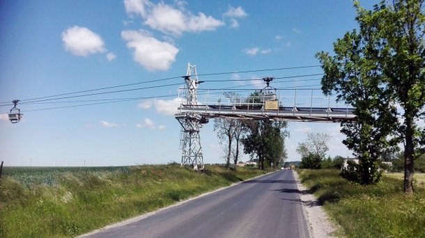 Niezwykła kolej linowa na Kujawach