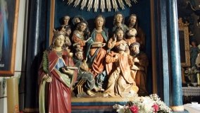 Rechta – drewniany kościół z dziełem ucznia Wita Stwosza   