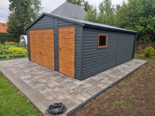 Garaże blaszane producent, blaszak drewnopodobne, Cała Polska - zdjęcie 1