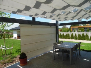 Rolety rzymskie poziome do pergoli - zdjęcie 1