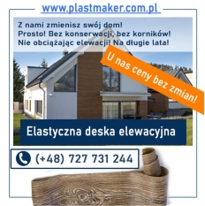 Elastyczna deska elewacyjna PlasterTynk - zestaw próbek GRATIS  imitacja deski elewacyjnej - zdjęcie 1