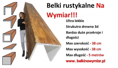 Na wymiar Maskownice, Belki Drewniane, imitacja, LETNIA PROMOCJA - zdjęcie 1