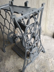 STARA  ZABYTKOWA PODSTAWA DO MASZNY - zdjęcie 4