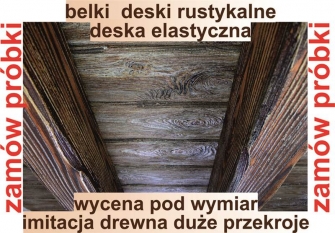 BELKI RUSTYKALNE Na Wymiar STARE DREWNO deska elastyczna na elewacje Darmowe PRÓBKI - zdjęcie 1