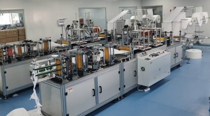 Automatyczna linia do produkcji masek ochronnych FFP2 KN95 - zdjęcie 8