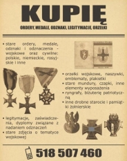 Kupię stare ordery, medale, odznaki, odznaczenia, orzełki - zdjęcie 2