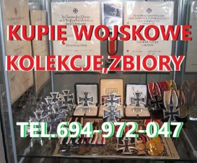 KUPIĘ WOJSKOWE STARE KOLEKCJE, ZBIORY, MILITARIA KONTAKT 694972047 - zdjęcie 1