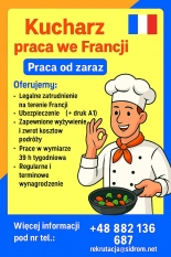 Kucharz praca we Francji - zdjęcie 1