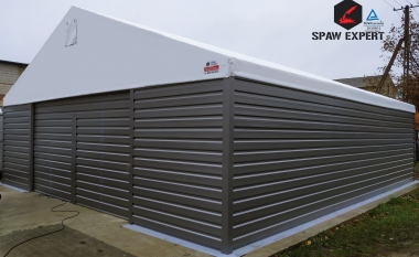 Hale namiotowe/magazyny całoroczne solidne konstrukcje stalowe - zdjęcie 1