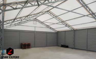Hale namiotowe/magazyny całoroczne solidne konstrukcje stalowe - zdjęcie 2