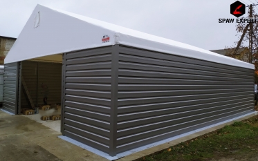 Hale namiotowe/magazyny całoroczne solidne konstrukcje stalowe - zdjęcie 4
