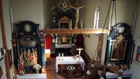 Rechta – drewniany kościół z dziełem ucznia Wita Stwosza - zdjęcie 17