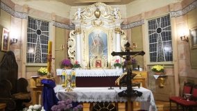 Strzelce – drewniany kościół w pobliżu Jeziora Pakoskiego - zdjęcie 13